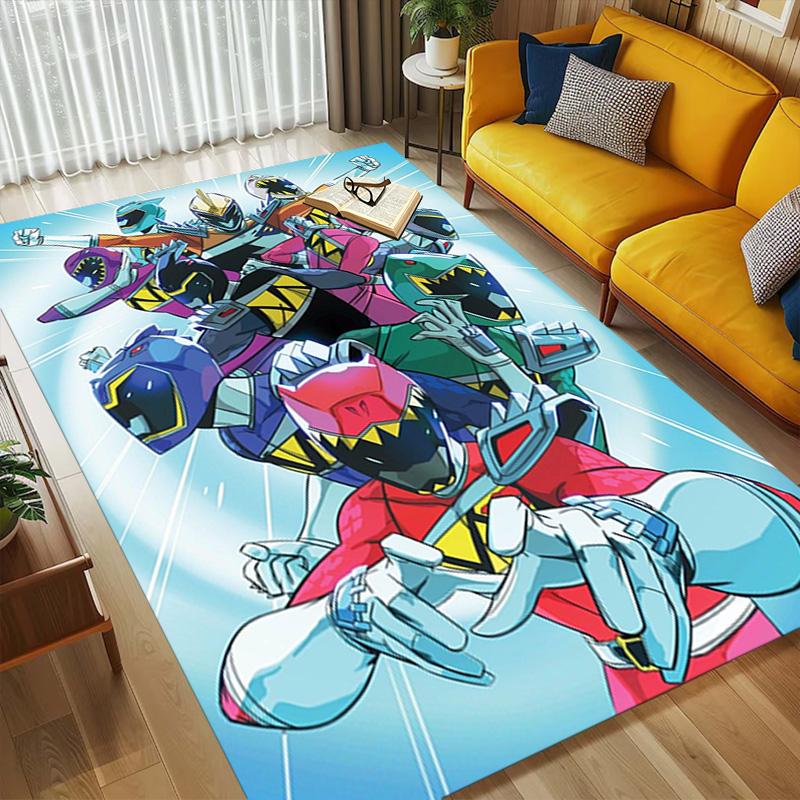 Power Rangers Living Room Nonslip Area Rug Soft Carpet For Bedroom Game Playroom Sofa Office Home Decor Doormat Christmas Gift C926396
