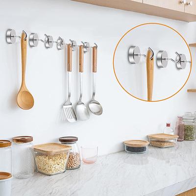 Ganci Magnetici Forti Portanti Ganci per Ripostiglio Casa Cucina Bar Ganci per Ripostiglio Chiavi Appendiabiti per Bagno Gancio Magnetico Multiuso