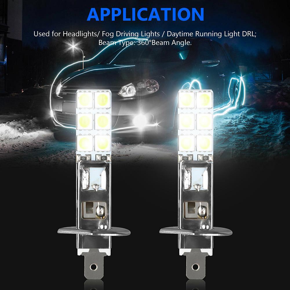 2PCS Automotive LED H1 Fog Light