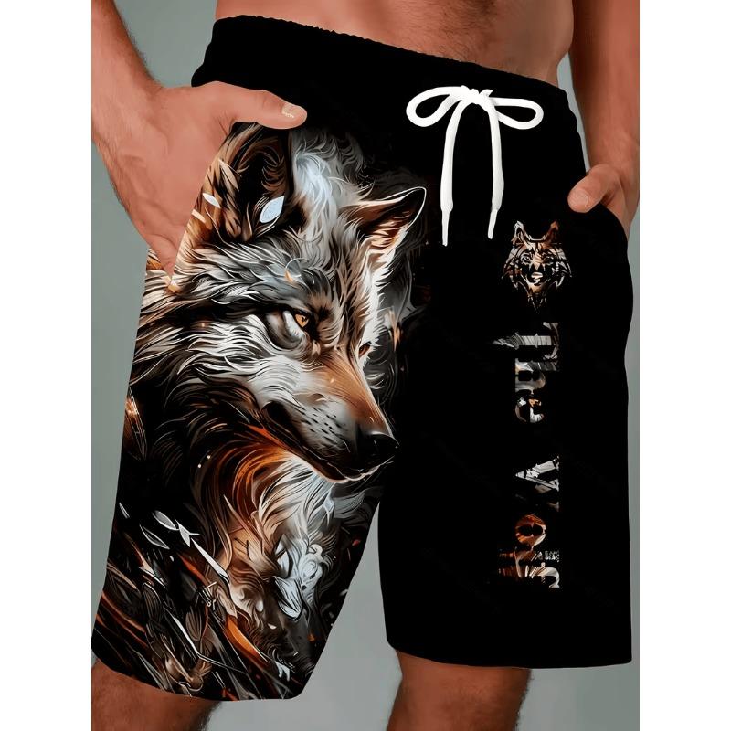 Pantaloncini da spiaggia da uomo traspiranti ad asciugatura rapida con stampe colorate, perfetti per la spiaggia, la piscina, la palestra e le attività all'aperto