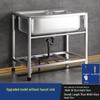 MDNG Stainless Steel Wash Basin with Stand