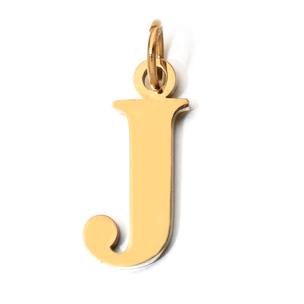 Handmade Stainless Steel English Letter Pendant - Non-Fading Charm