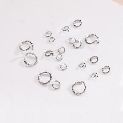 Handmade Stainless Steel Open Jump Rings for DIY Jewelry & Accessories