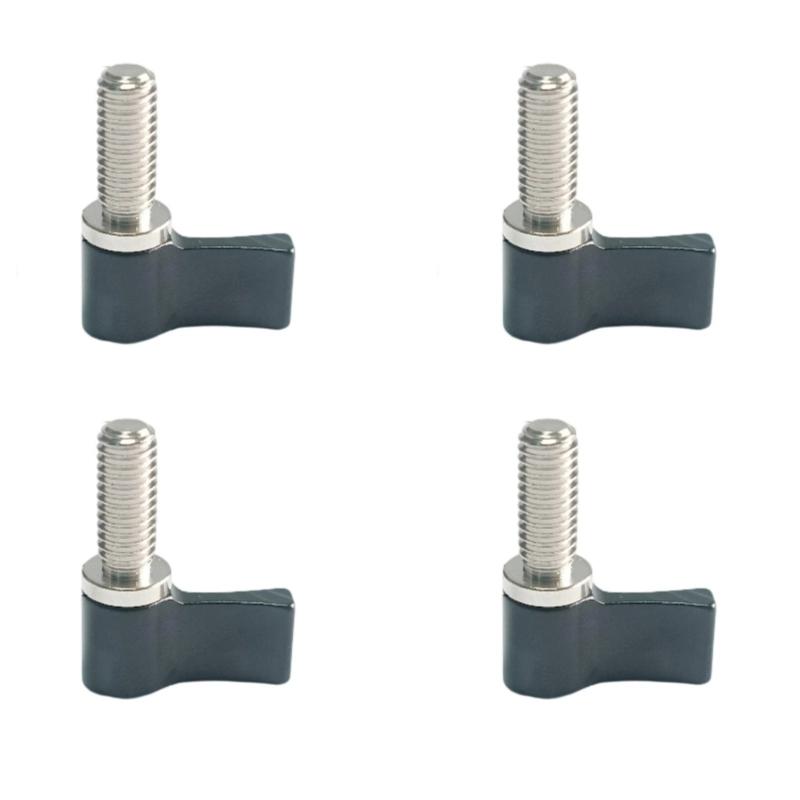 4Pcs/set Adjustable Aluminum L Shaped Mini Handle Screw for Camera Tripods Outdoor Gear