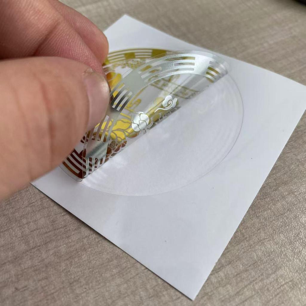 Lotus Fish Painting Cleanliness Card: Bathroom, Door & Kitchen Decoration Sticker