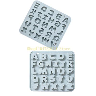 English Letter Shaped Resin Silicone Fondant Mold DIY Cake Pastry Baking Mold Top Sale