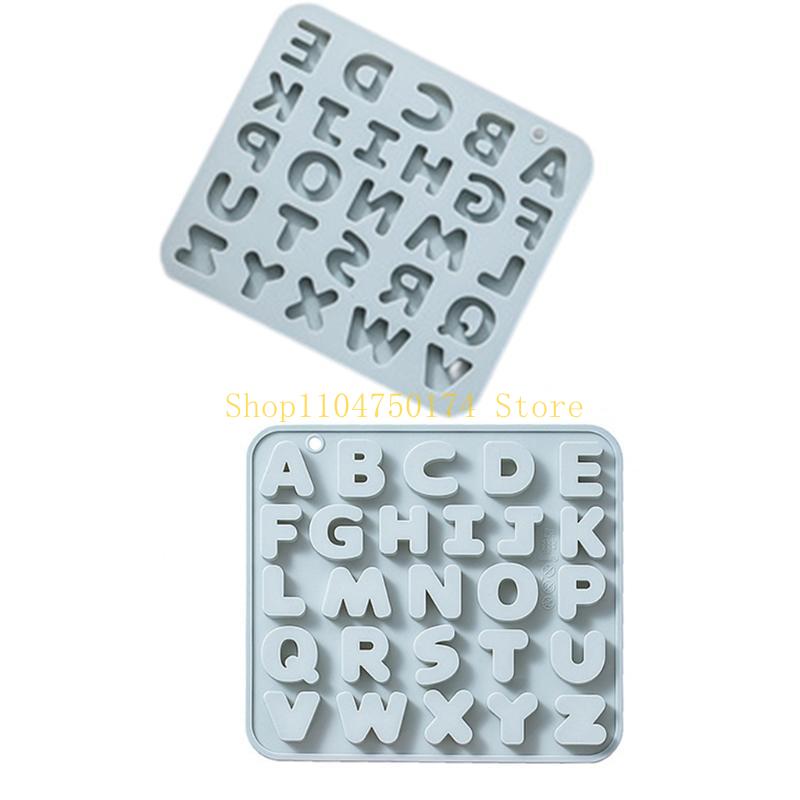 English Letter Shaped Resin Silicone Fondant Mold DIY Cake Pastry Baking Mold Top Sale
