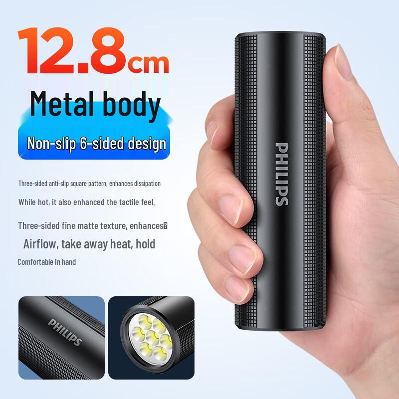 Philips SFL2189P Ultra-Bright Rechargeable Flashlight