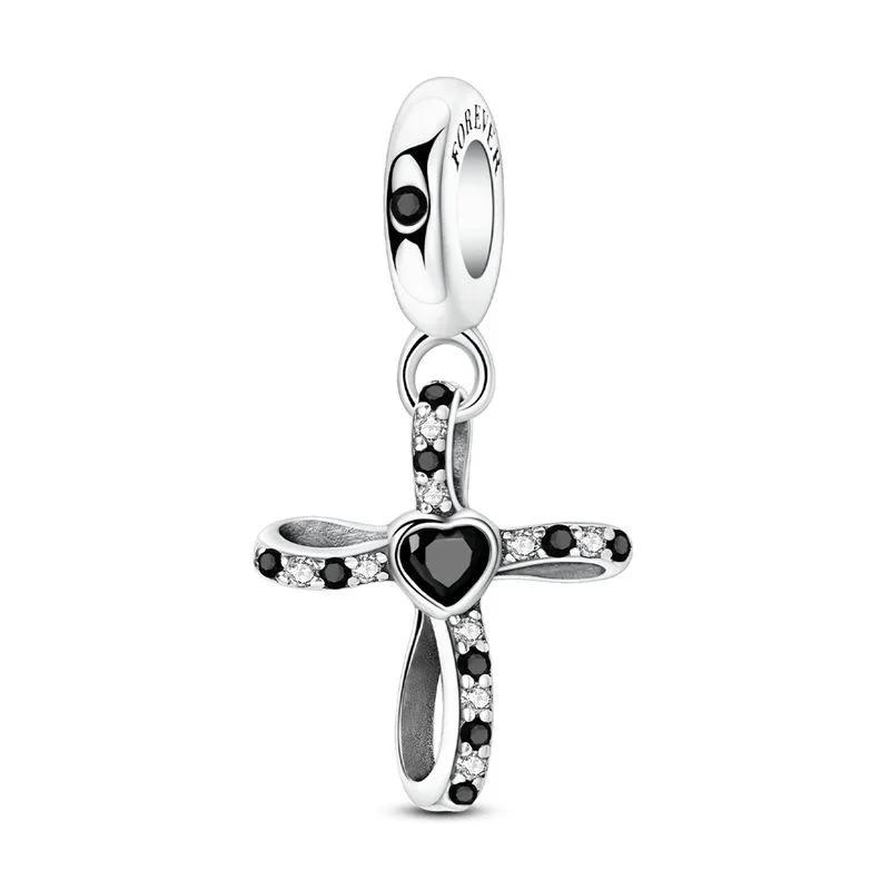Black Spider Skeleton Charm Bead Components Skeleton Cat Poker Bead Component Pendant Bead Component Compatible With Copper Metal Authentic Original