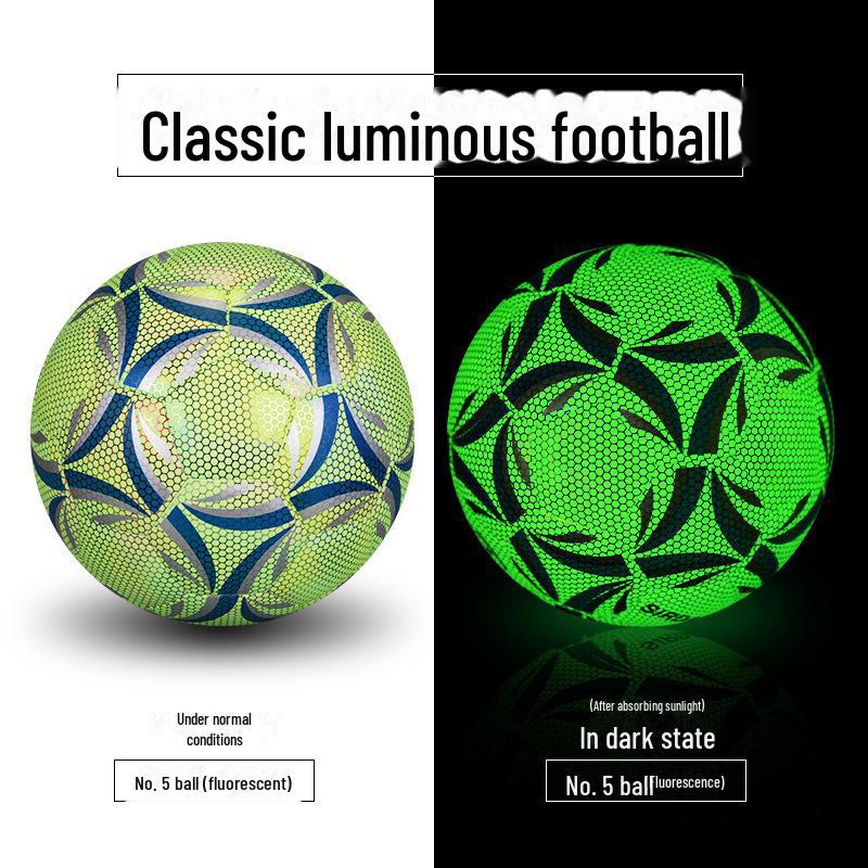 

Цвет светоотражающий Нет. 5 ярких футбольных мячей для тренировок и соревнований Size 5 (Standard 11-a-side)