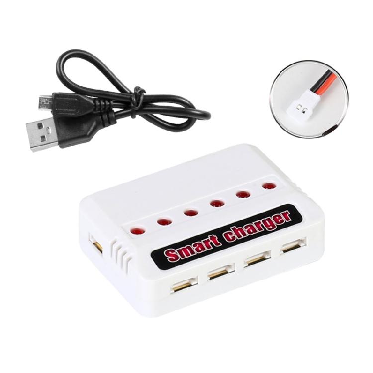 6 in 1 Charging Adapter For Remote Controls Drones Part 3.7v Battery XH2.54/XH4.0 Plugs