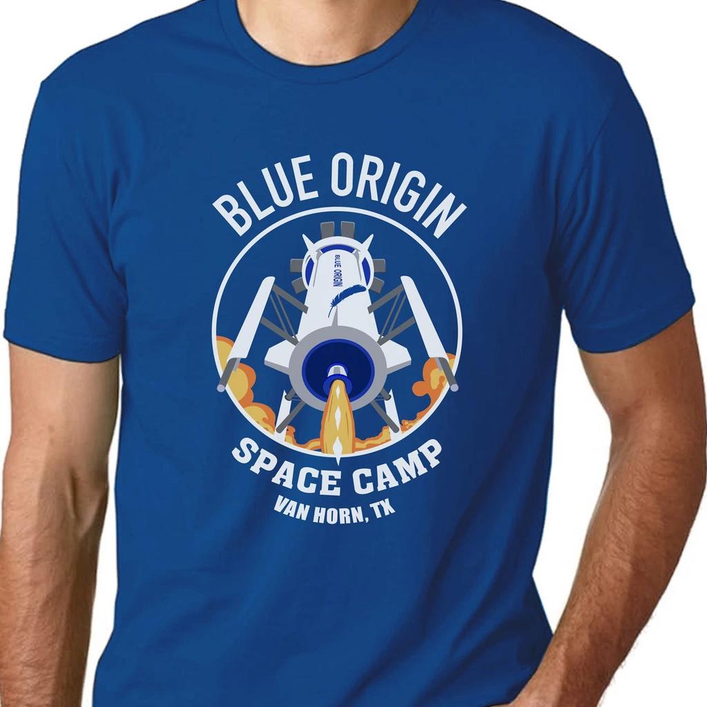 Blue Origin Space Camp Unisex Cotton Crew Tee