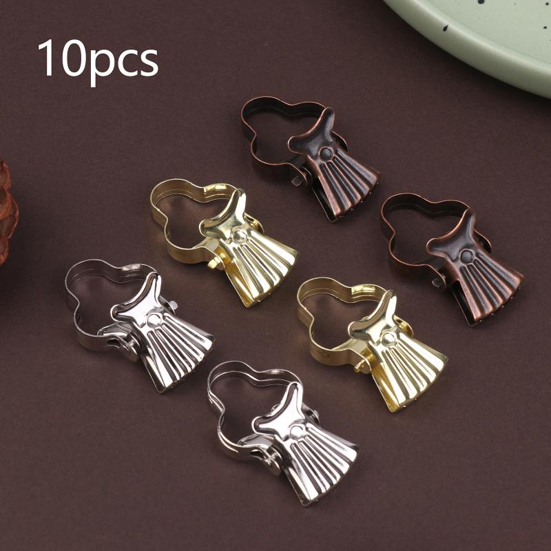 Household Metal Hook Clips for Curtain String Lights Strong Grips for Home Party Decoration