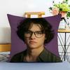 Fashion Pop Melancholic Singer DDavid Kushner Cushion Cover Washable Linen Pillowcase Soft  for Sofa Bed Cozy Home Room Decor