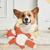 Pet Toy Bite-resistant Interactive Dog Squeaky Toy Cartoon Animal Shape Plush Dog Chew Toy Pet Supplies