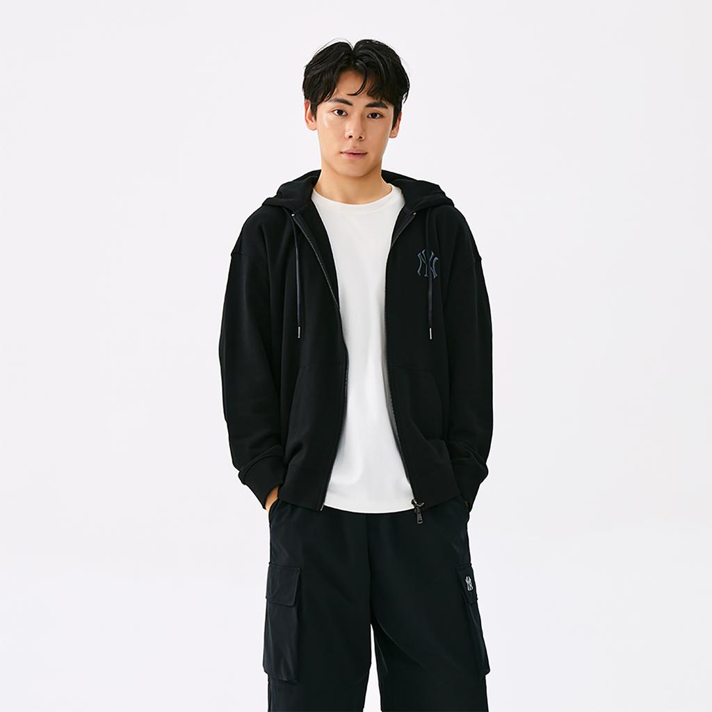 New MLB MONOGRAM Collection New York Yankees 25FW Sweatshirt Unisex 3ATRM0254-50BKS