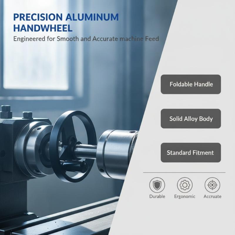 Tf04002 12 x 100 125 Aluminium Zwei Speichen Manuell Betrieben Industrielles Handrad Doppelspeichen-Handrad für Fräsmaschine