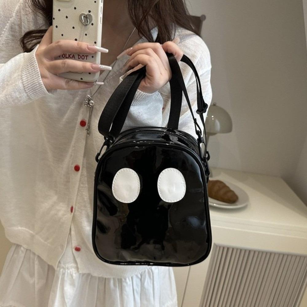 Transparent Clear Shoulder Bag Waterproof Crossbody Bag Creative Halloween Ghost Bag  Beach