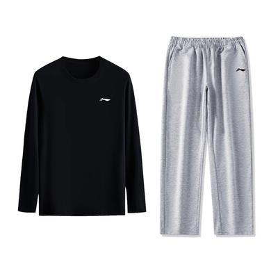 Li Ning Casual Sportswear Unisex Black+New Light Heather Gray YTLV059-1+AKLU881-2