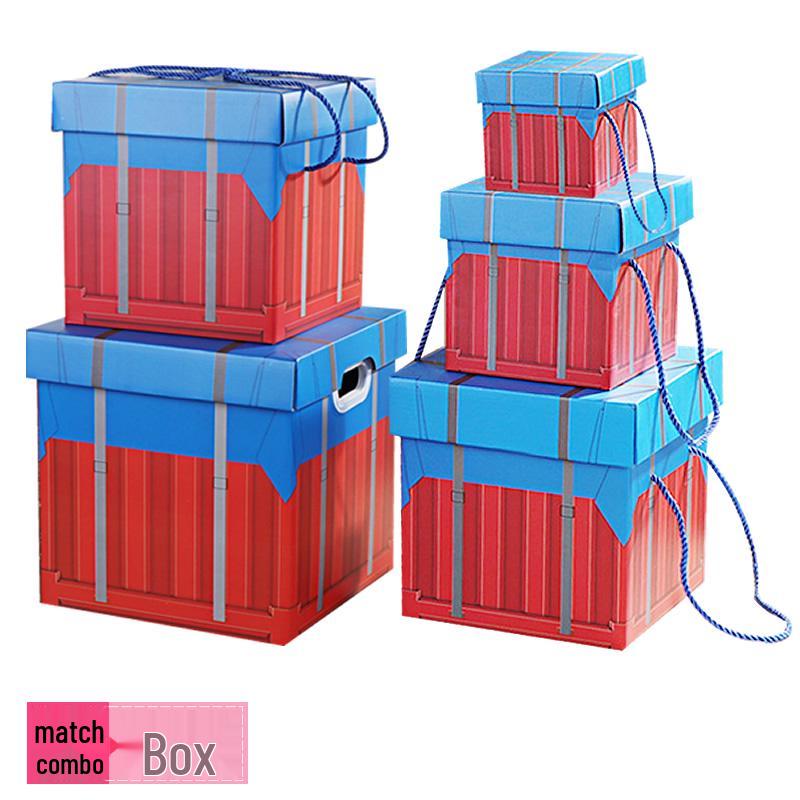 

Large Paper Gift Box for Birthday Snacks & Candy