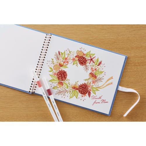 Mitsubishi Pencil Water-based Pen EMOTT 5 Colors No.10 Botanical Color PEMSY5C.NO10