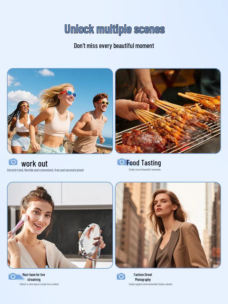 Wireless Bluetooth Selfie Display with Built-in Fill Light and Magnetic Suction for Live Streaming and Screen Mirroring