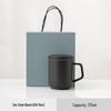 Zen Black Ceramic Mug with Lid and Filter