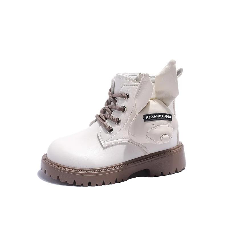 Zapatos Niña Girls' Shoes 2024 Winter New Fashion Girls' Boots Cute All Match Ankle Boots Casual Boys' Kids Shoes Women's Boots