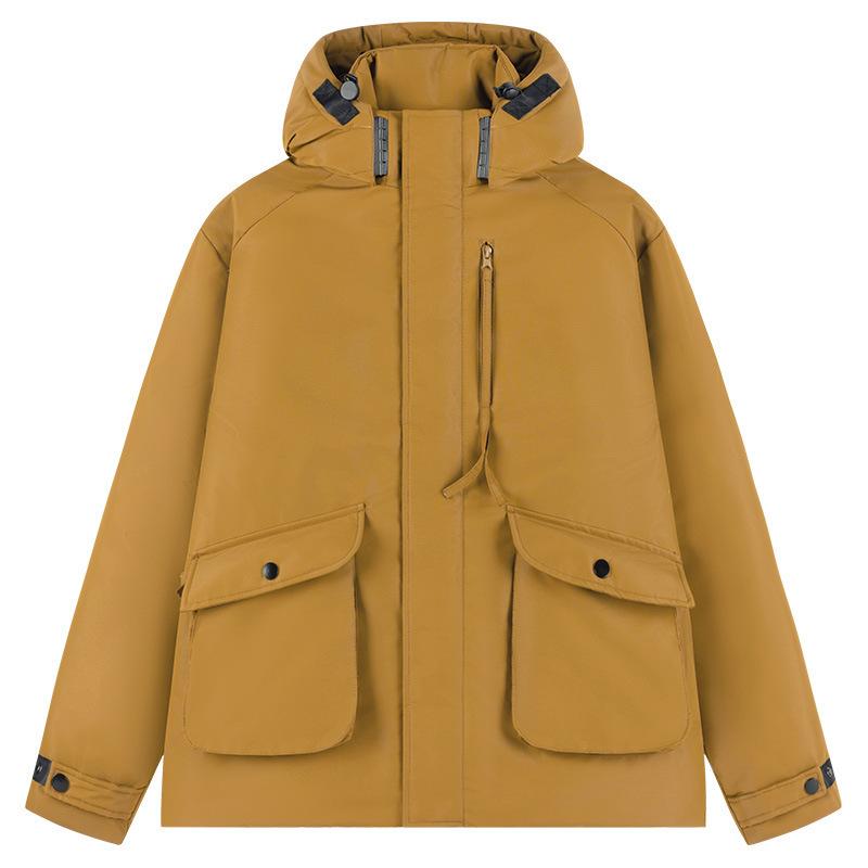 

Пара стеганая куртка мужская трендовая стеганая куртка новая зимняя короткая трендовая свободная утолщенная пуховая куртка женская 5XL темно-коричневого