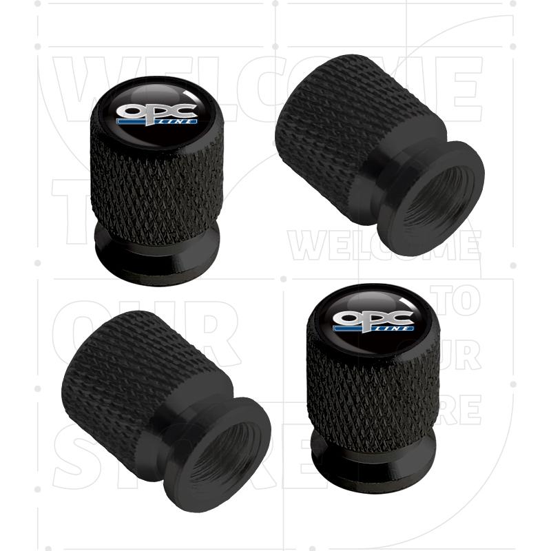 For Opel OPC Line Rocks Insignia Zafira Mokka LOGO 4pcs Car Wheel Tire Valve Aluminum Caps Tyre Stem Covers Airdust Waterproof