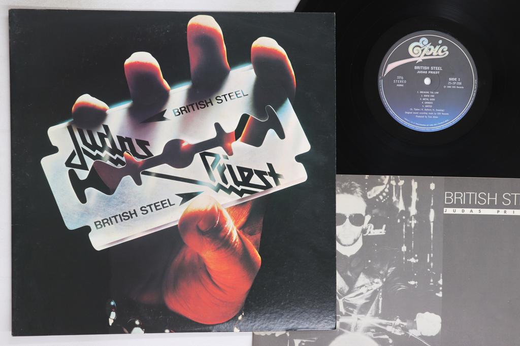 LP Record JUDAS PRIEST - British Steel 253P208 EPIC 1980 Japan Metal Used