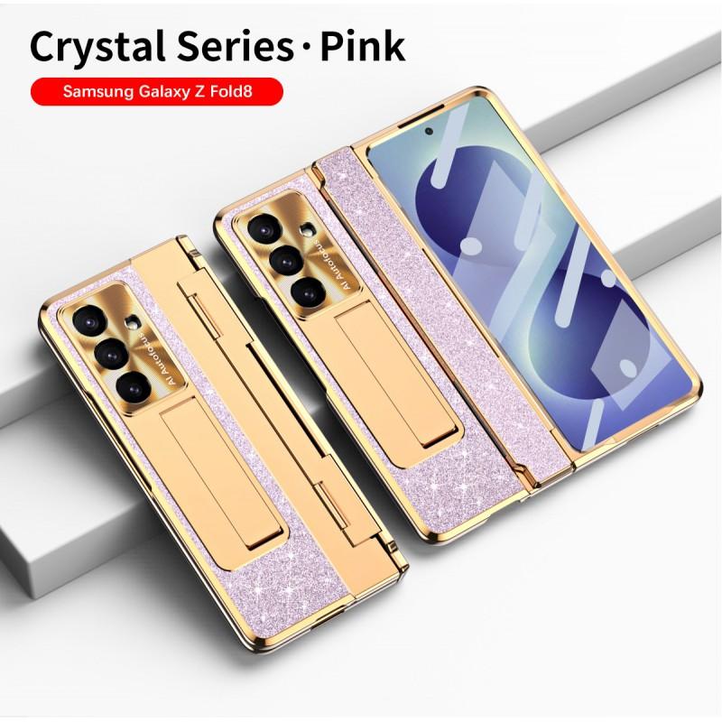Premium Foldable Phone Case Galaxy Z Fold8 Fold7 Full Coverage PU Leather With Hidden Stand Shockproof Scratch