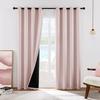 Blackout Curtains for Bedroom Living Room Modern Thermal Insulation Set of 2 Panels