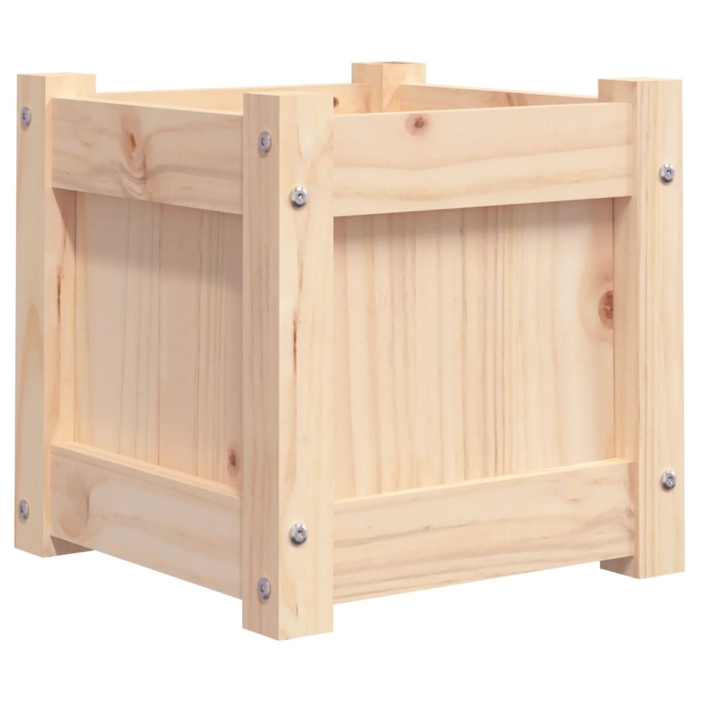 Vidaxl Garden Pots, 2 Pcs, Solid Pine Wood