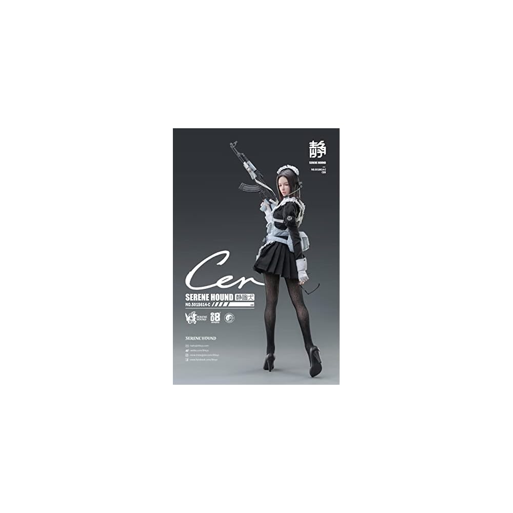 I8TOYS SERENE HOUND Series 501S614 C Cerberus Maid Corps Cell 1/6 Scale PVC & Silicone & Metal Painted Movable Figure