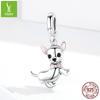 Chihuahua S925 Sterling Silver Puppy Pendant Bracelet – Cute Animal Fashion Accessory SCC1317