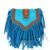 Bohemian Tassel Messenger Bag Sen Series Women'S Bag Newest Fashion Retro Shoulder Frosted Messenger Bag Women Leather