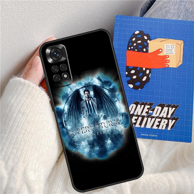 Supernatural Castiel Angel Funda For Xiaomi Redmi Note 13 Pro 14 9 10 11 12 9S 10S 11S 12S Redmi 13C 10C 12C 14C Case