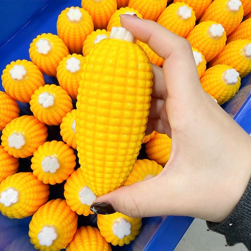 Squishy Simulation Mais Knet-Fidget-Spielzeug Weicher Baustein Füllung Stressball Spielzeug ASMR Sensorisch Anti-Stress-Spielzeug für Erwachsene