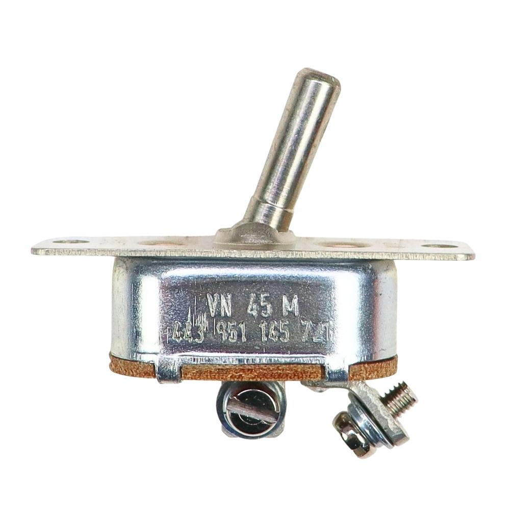 Two-Position Light Switch On - Spring-Loaded Hold Contacts Silver 35A Universal Premium Elmot