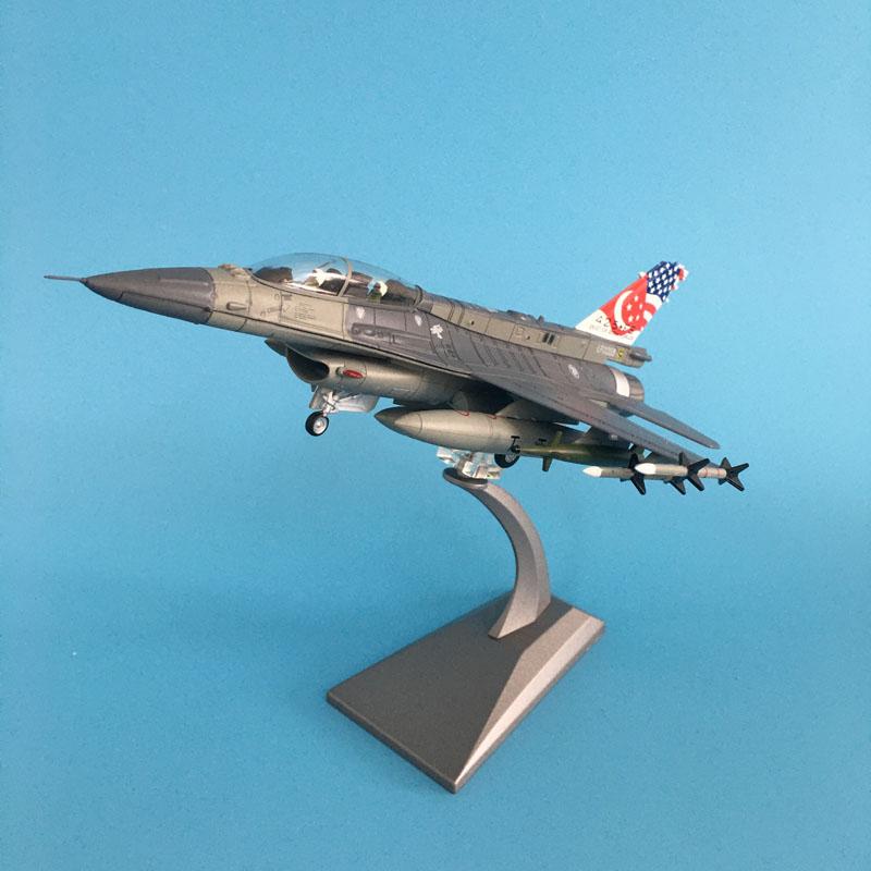 1/72 Scale Alloy Model Diecast Singapore F16D Fighter Collect Gifts