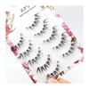 Lashie - Set of 5 Pairs: Natural Criscross Clear Band False Eyelashes