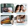 Multifunctional Magnetic Fan With Light USB Rechargeable Fan Outdoor Rotatable Fan Cooling Travel Hand Fans Desktop Phone Stand