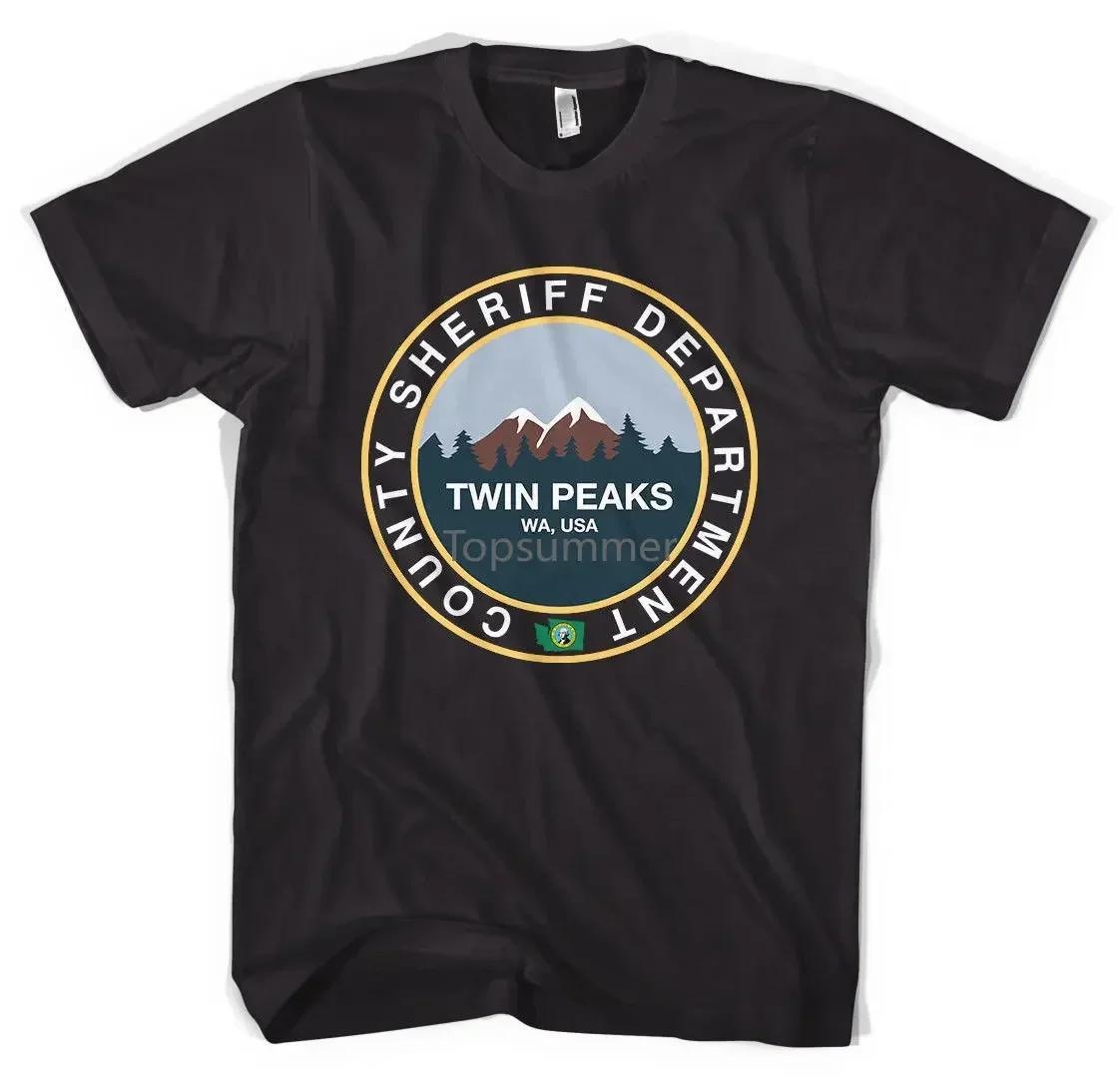 

Men Men T Shirt Twin Peaks County Sheriff Department Unisex T-Shirt All Sizes S чёрный