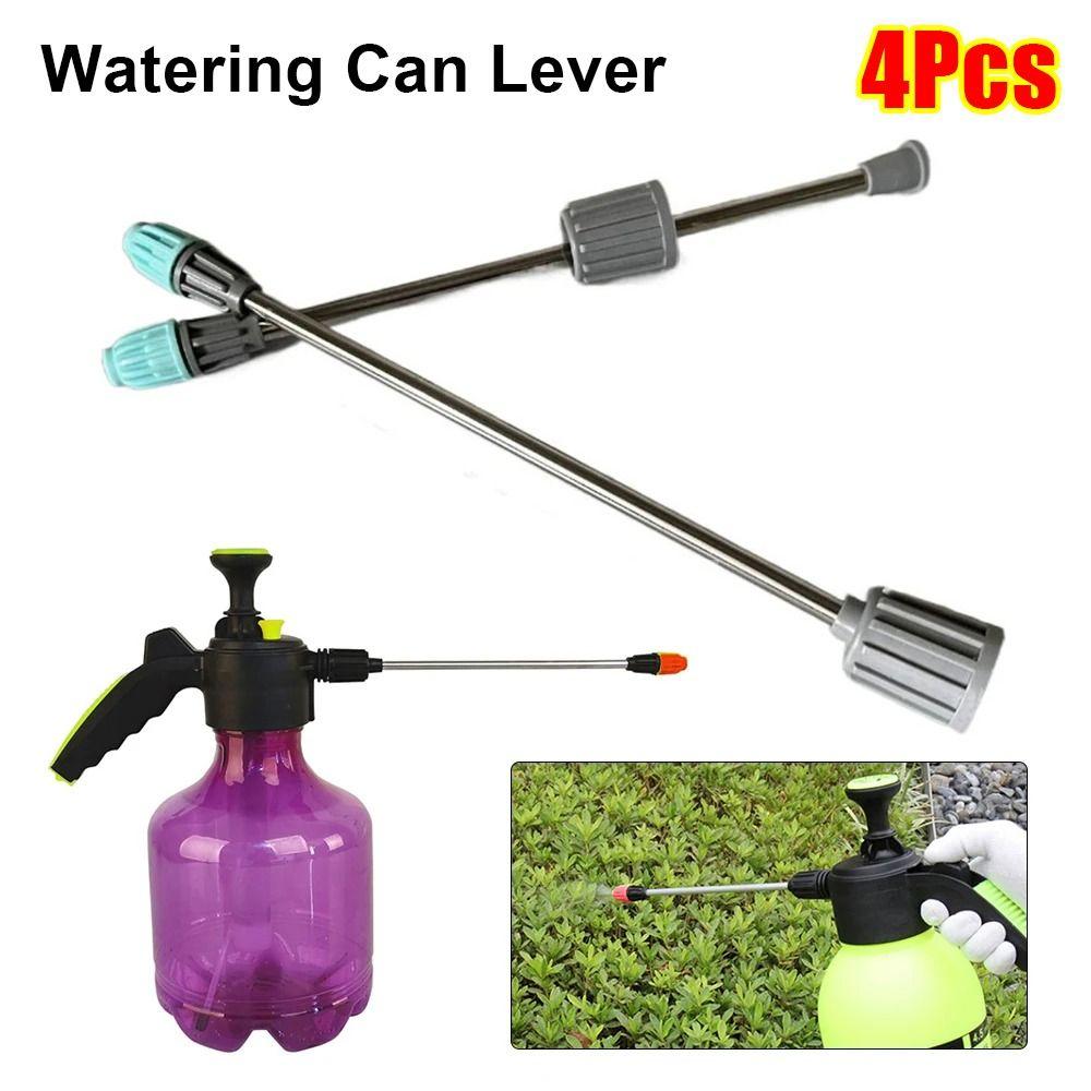 4Pcs Portable Spray Bottle Extension Rod Plastic 22cm Long Nozzle Hand Operated Watering Can Lever Garden Irrigation Supplies