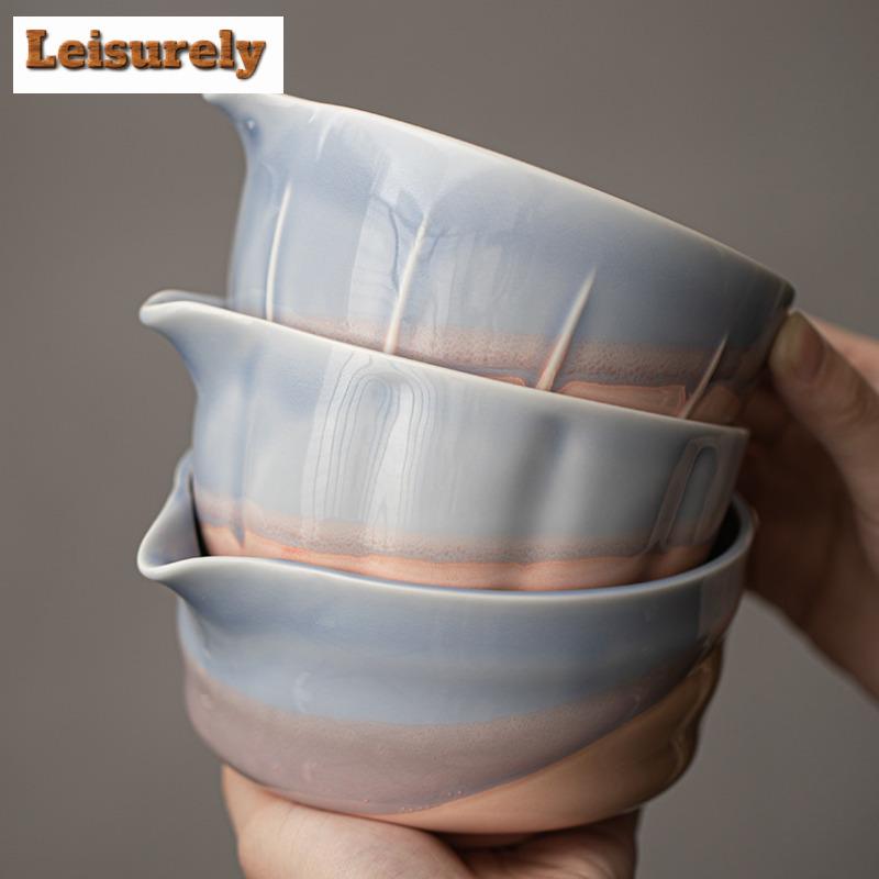 Kiln-change Ceramic Petal Matcha Bowl Tea Ripen Ice Cream Glaze Tea Set Accessories Song Dynasty Tea-shop Tool Tea Brush Holder