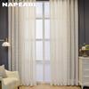 1 STÜCK NAPEARL Kirschblütenmuster Jacquard Weißer Tüll Translucent Sheer Vorhang für Wohnzimmer Schlafzimmer Balkon Fenster Wohnkultur