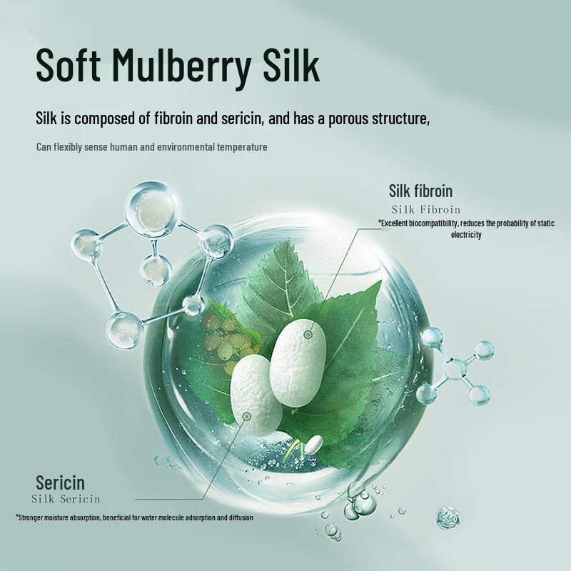 Shanshan Men's Cool-Touch Silk Blend Business Casual Polo