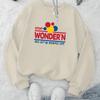 Women's Artistic Printed Crew Neck Sweatshirt, Unique Pattern & Elegant