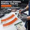 Terminal Pin Removal Tool Professional 59pcs Terminal Extractor Kit With Metal Plastic Construction For Vehicle Wiring